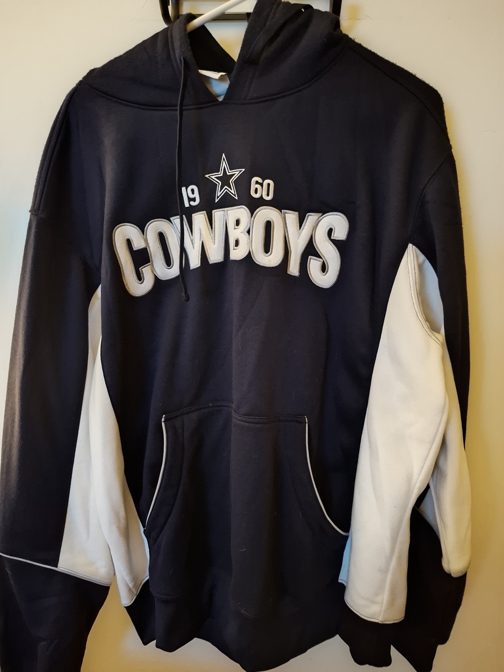 Cowboys Authentic Apparel Dallas Cowboys NFL Hoodie L Blue/White